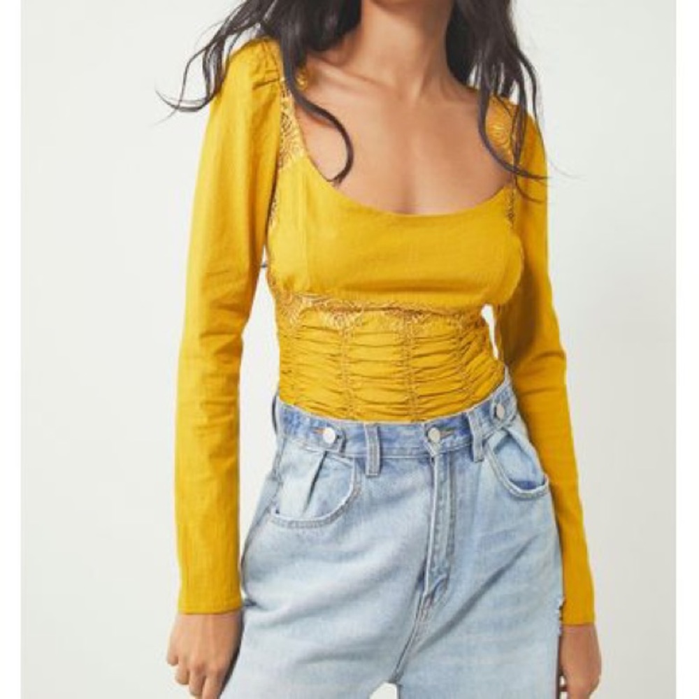 Free People On Point Lace Top